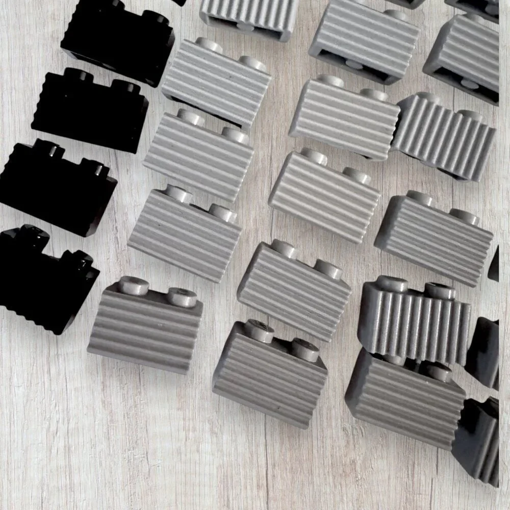 LEGO Grooves Masonry 1x2 1x4 Curved Slopes 15068 2877 98283 56734 Bulk Lot